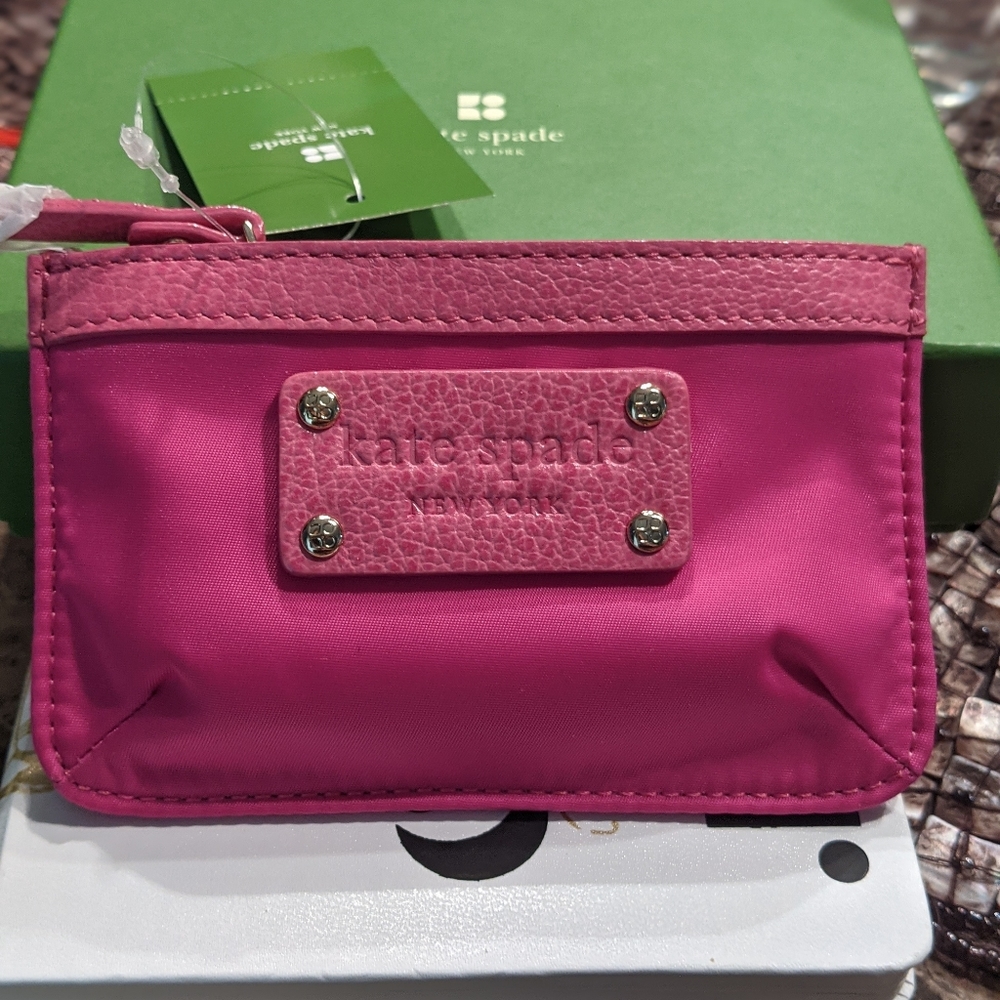 New! Kate Spade Pink Union Square Coin Purse!